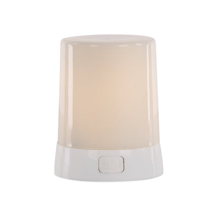 3" White Flameless Designer Candle HomeRoots