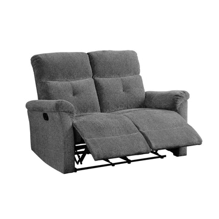 ACME 51816 Treyton Motion Loveseat, Gray Chenille
