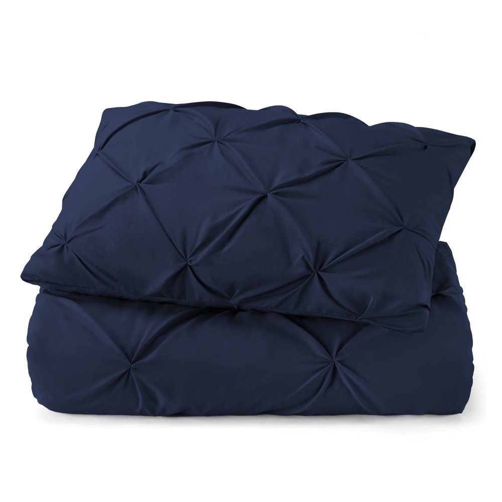 Navy Blue King Microfiber Washable Microfiber Down Alternative Comforter