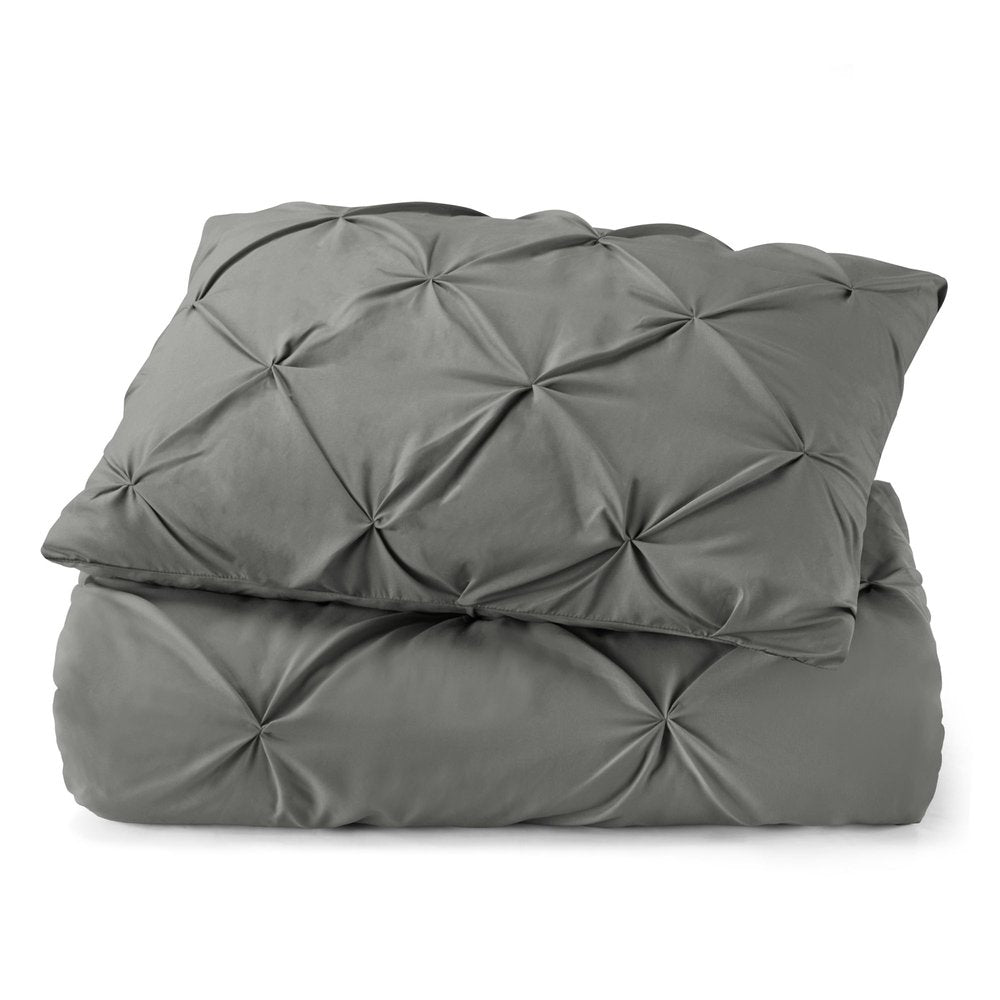 Gray Twin Microfiber Washable Microfiber Down Alternative Comforter