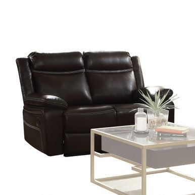 ACME 52051 Corra Motion Loveseat, Espresso PU ACME Furniture