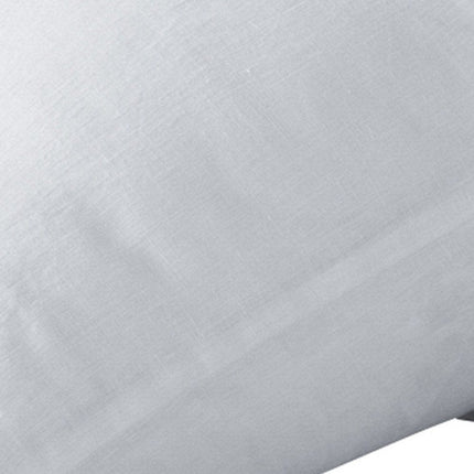 Set of Two White Linen King Pillowcases HomeRoots