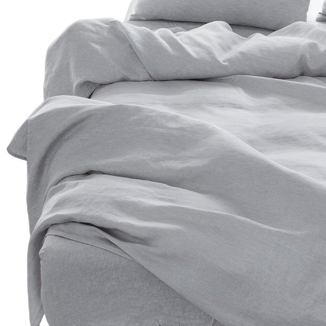 Four Piece Cloud Linen Queen Sheet Set HomeRoots