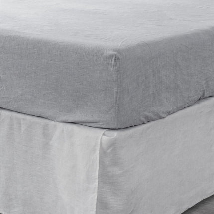 Cloud Linen Twin Fitted Sheet HomeRoots