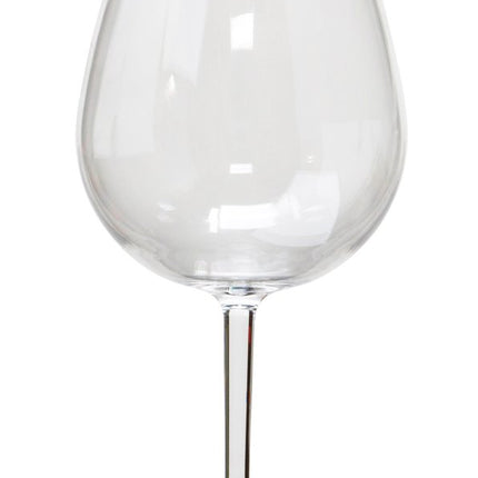 Set of Four Clear Tritan Plastic Stemmed All Purpose Wine Glass HomeRoots
