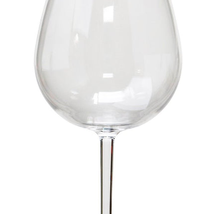 Set of Four Clear Tritan Plastic Stemmed All Purpose Wine Glass HomeRoots