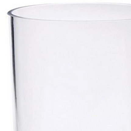Set of Four Clear Tritan Plastic Stemmed Flute HomeRoots