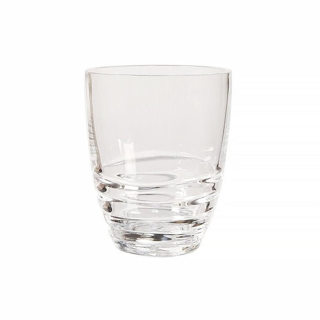 Set of Four Clear Acrylic Stemless Whiskey Glass HomeRoots