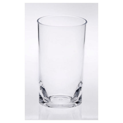 Set of Four Clear Tritan Plastic Highball Glasses HomeRoots