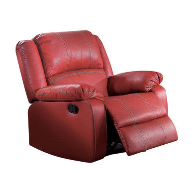 ACME 52152 Zuriel Rocker Recliner, Red PU ACME Furniture