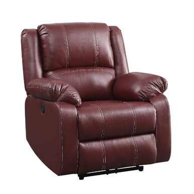 ACME 52153 Zuriel Power Recliner, Red PU ACME Furniture