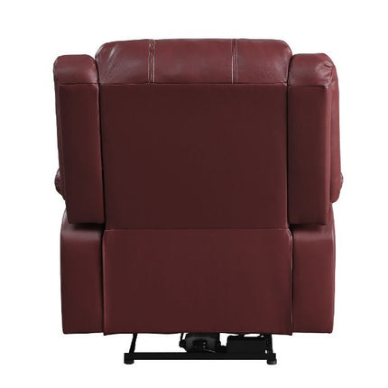 ACME 52153 Zuriel Power Recliner, Red PU  4