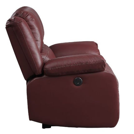 ACME 52153 Zuriel Power Recliner, Red PU  5