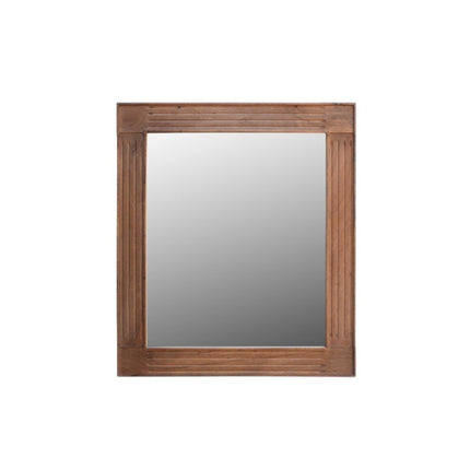 46" Brown Dresser Solid Wood Mirror HomeRoots