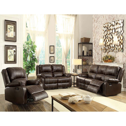 ACME 52280 Zuriel Motion Sofa, Brown PU