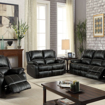 ACME 52285 Zuriel Motion Sofa, Black PU