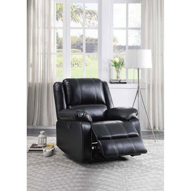 ACME 52288 Zuriel Power Recliner, Black PU ACME Furniture