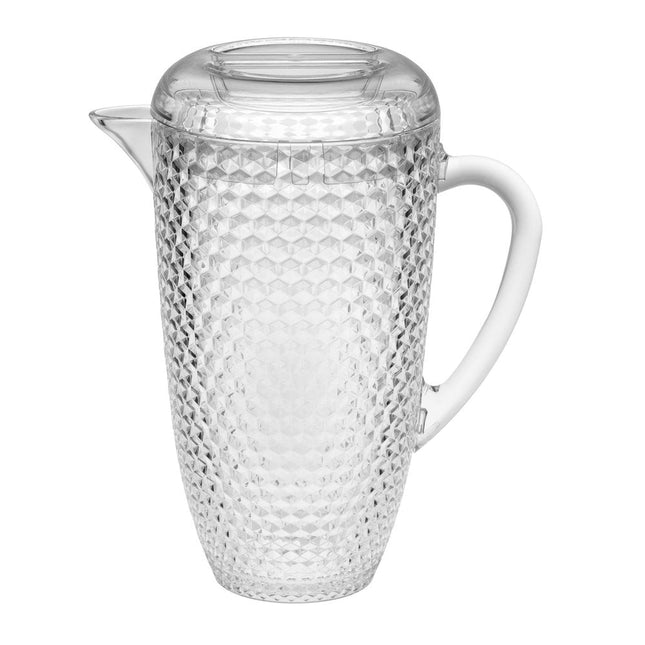 Clear Acrylic Convex Curve Shape Stemless Pitcher HomeRoots