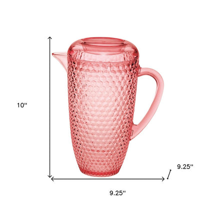 Blue Acrylic Convex Curve Shape Stemless Pitcher HomeRoots
