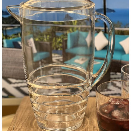 2.5 Quart Clear Swirl Acrylic Pitcher HomeRoots