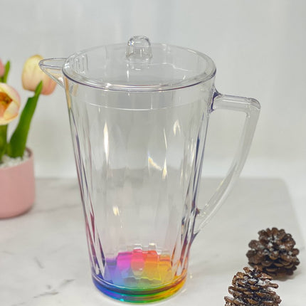 Clear Acrylic Convex Curve Shape Stemless Pitcher HomeRoots