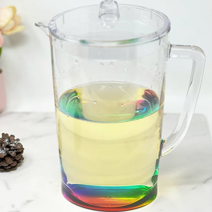 Clear Acrylic Convex Curve Shape Stemless Pitcher HomeRoots