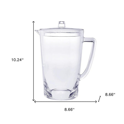 2.75 Quart Clear Acrylic Pitcher HomeRoots