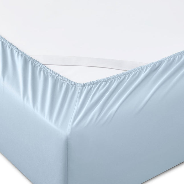 Six Piece Powder Blue Tencel Lyocell King Sheet Set