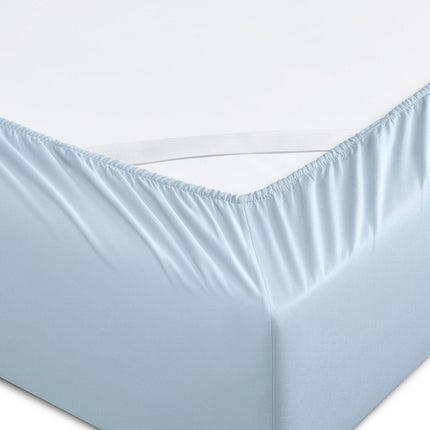 Six Piece Powder Blue Tencel Lyocell Queen Sheet Set HomeRoots