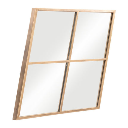 41" Gold Diamond Steel Framed Accent Mirror HomeRoots