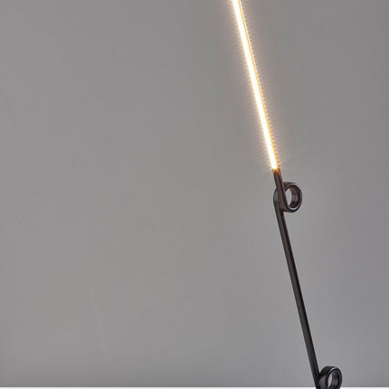 35" Black Metal Novelty Desk Lamp HomeRoots