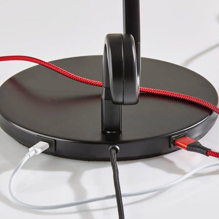 35" Black Metal Novelty Desk Lamp HomeRoots