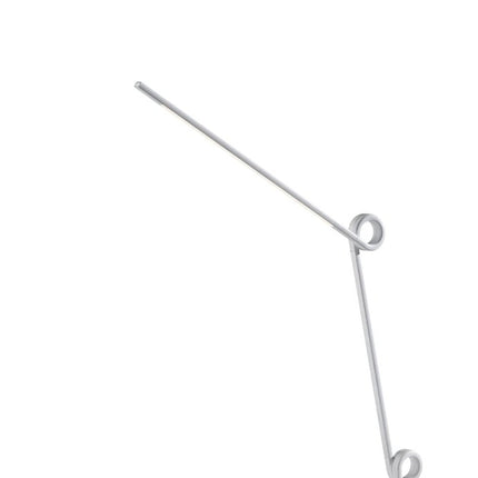 35" White Metal Novelty Desk Table Lamp HomeRoots