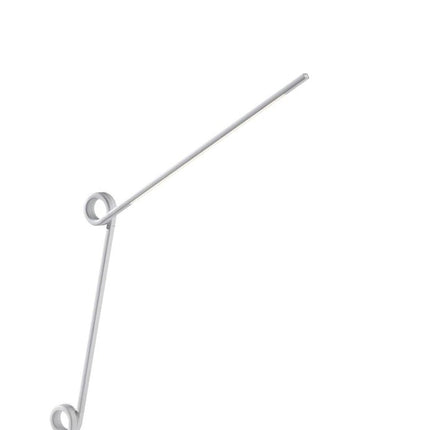 35" White Metal Novelty Desk Table Lamp HomeRoots