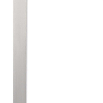 25" Nickel Metal Desk USB Table Lamp With White Shade HomeRoots