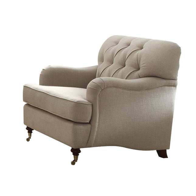 ACME 52582 Alianza Chair, Beige Fabric