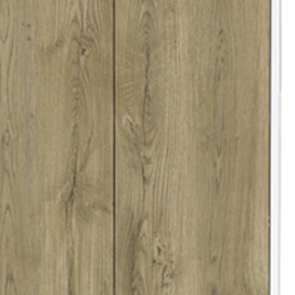71" Beige Wood Two Door Pantry Or Storage Closet