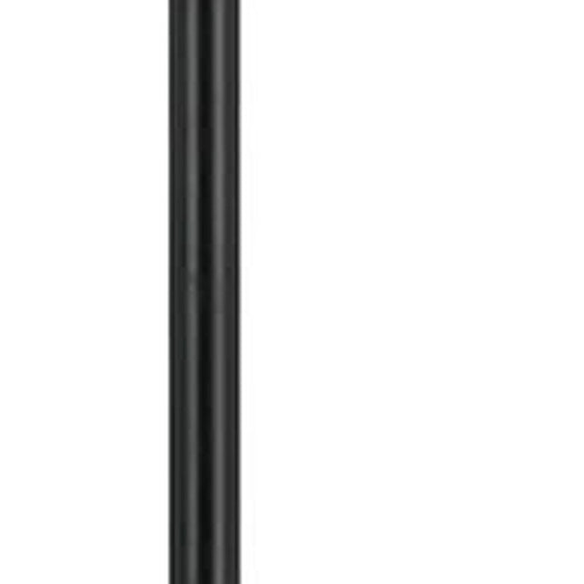 60" Bronze Traditional Shaped Floor Lamp With Tan Square Shade HomeRoots