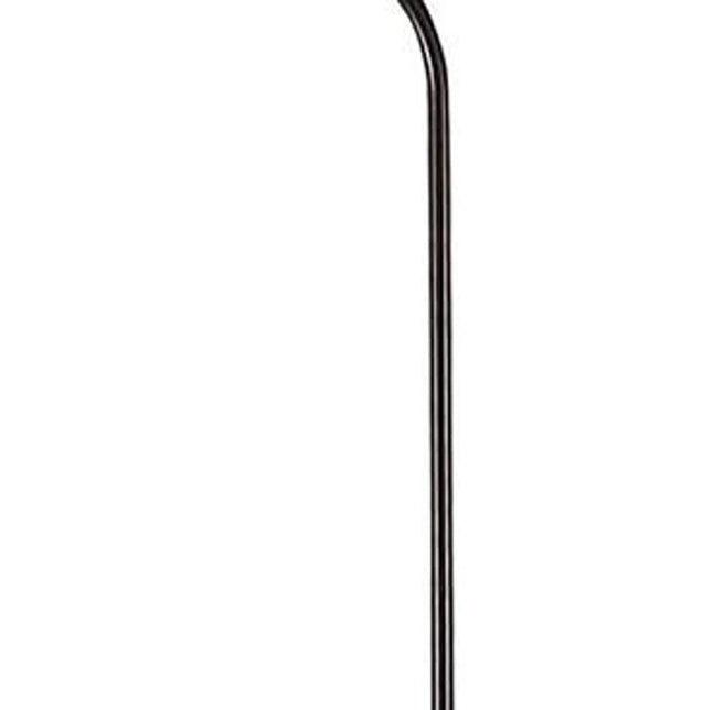 68" Bronze Adjustable Traditional Shaped Floor Lamp With Beige Empire Shade HomeRoots