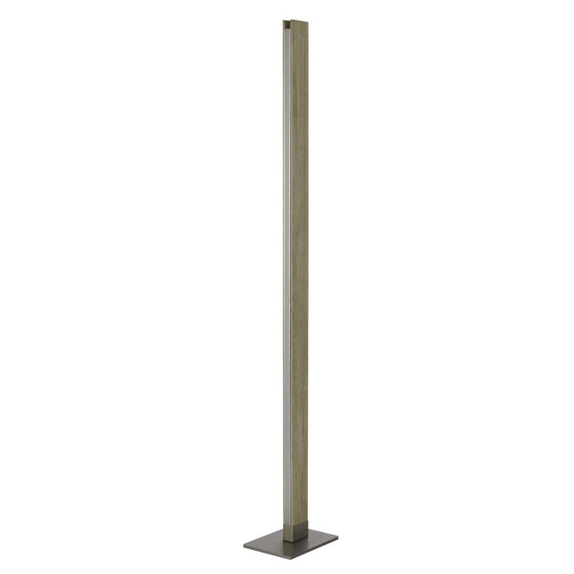 61" Brown Led Traditional Shaped Floor Lamp HomeRoots