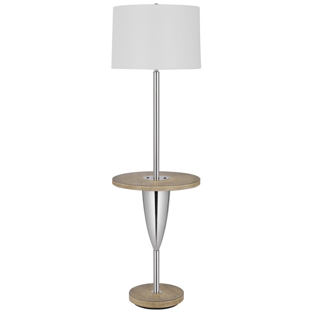 HomeRoots Tray Table Floor Lamp