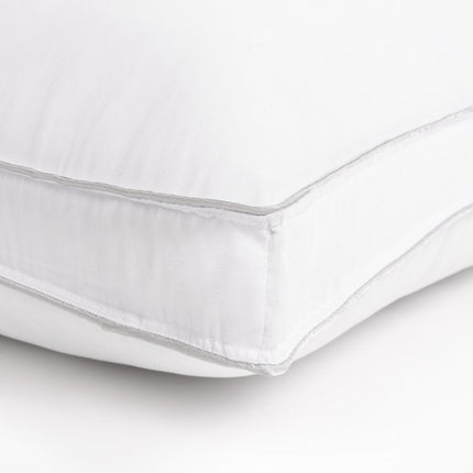 Set of Two Microfiber Down Alternative Medium Hypoallergenic King Size Bed Pillows HomeRoots
