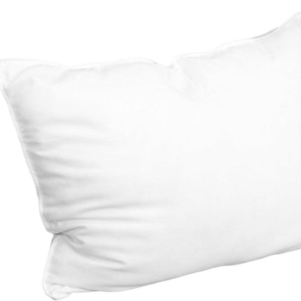 Set of Two Microfiber Down Alternative Medium Hypoallergenic King Size Bed Pillows HomeRoots