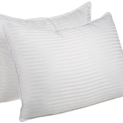 Set of Two Microfiber Down Alternative Medium King Size Bed Pillows HomeRoots