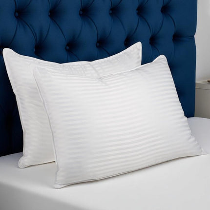 Set of Two Microfiber Down Alternative Medium King Size Bed Pillows HomeRoots