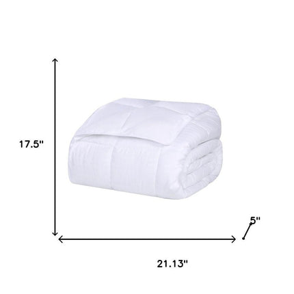 King White Cotton Striped Blanket HomeRoots