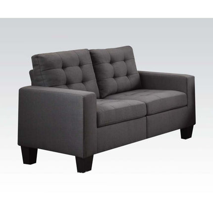 ACME 52771 Earsom Loveseat, Gray Linen