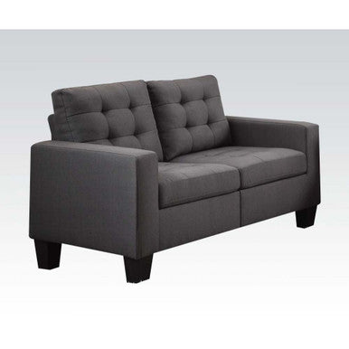 ACME 52771 Earsom Loveseat, Gray Linen ACME Furniture