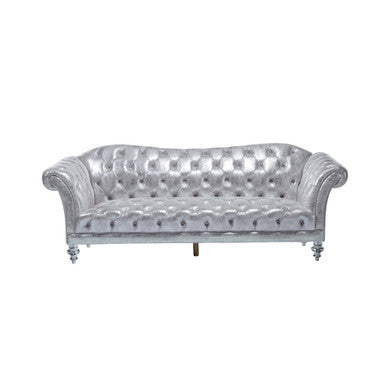 ACME 52780 Dixie Sofa, Metallic Silver ACME Furniture