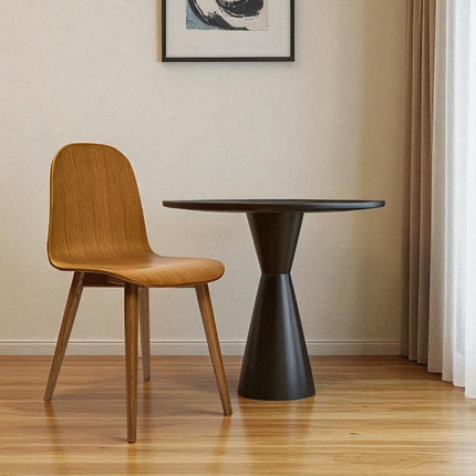 Oak Solid Wood and Wood Dining Side Chair HomeRoots